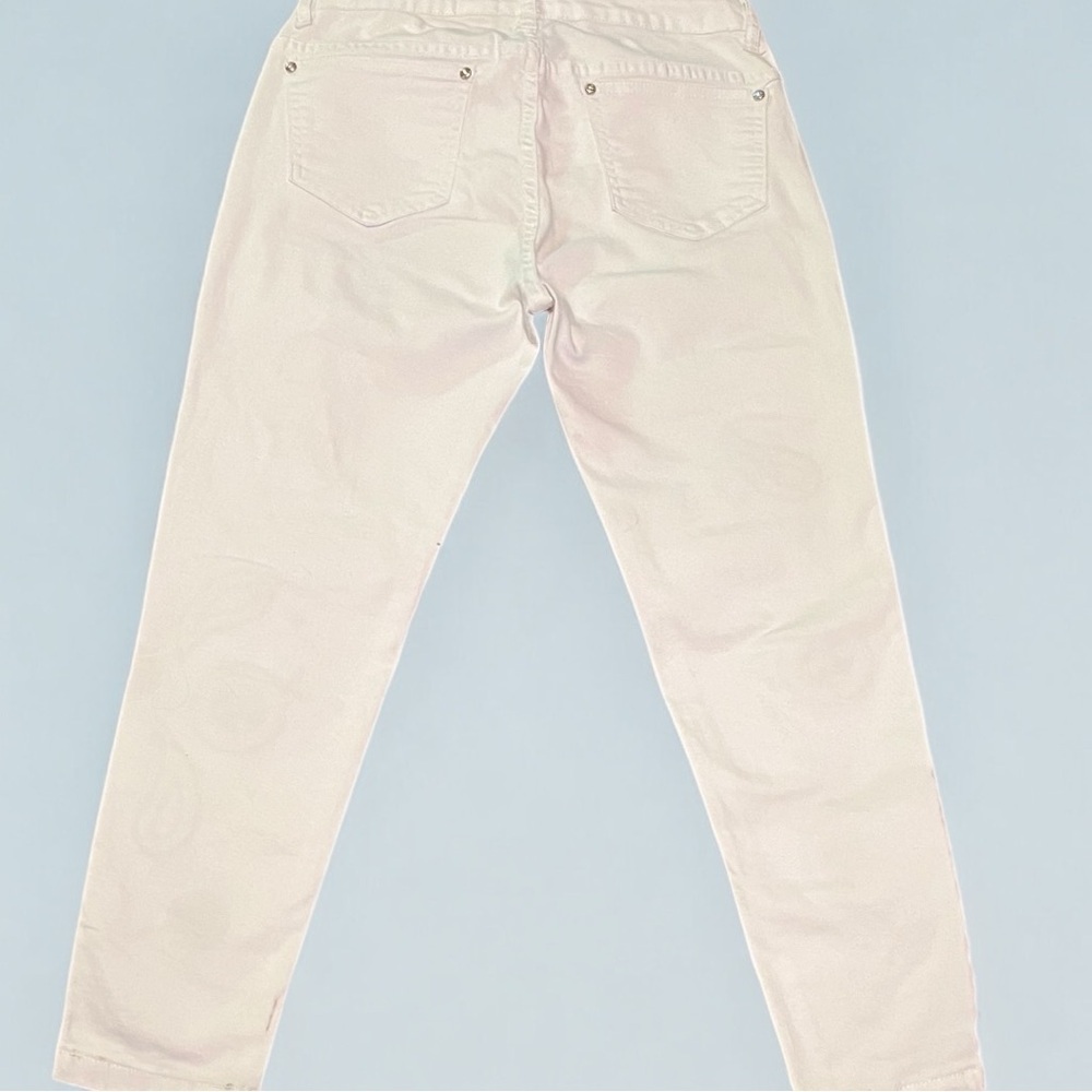 V Cristina Beaded White Jeans.  Women’s Size 4. Pre Owned, Excellent Condition - Picture 7 of 7